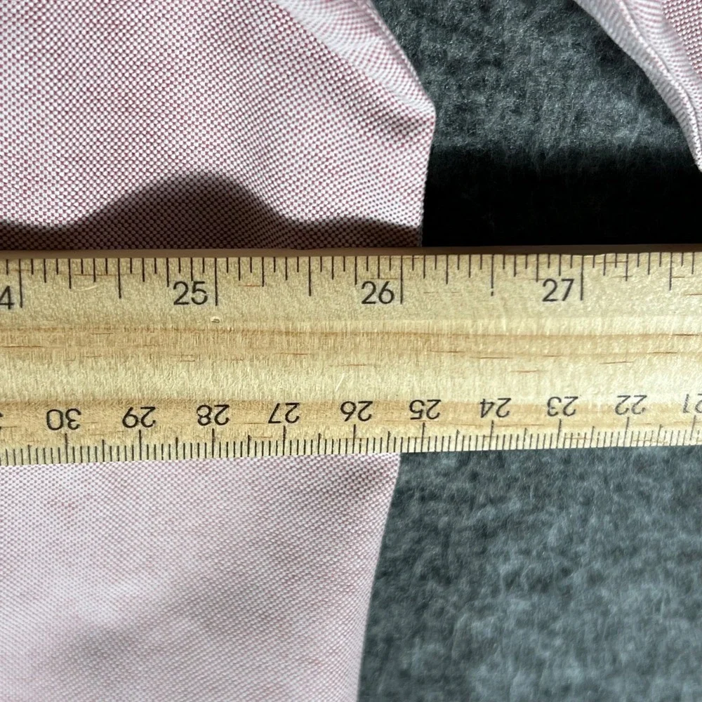 LLBean Mens‎ Pink Wrinkle Resistant Long Sleeve Button Down Shirt XL
